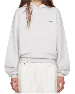 Coperni Horn Hoodie - White