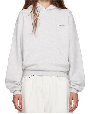 Coperni Horn Hoodie - White