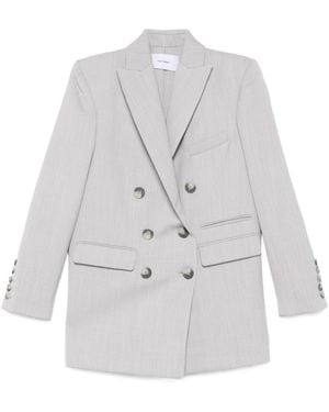 Alex Perry Long-Sleeved Suit Coat - White