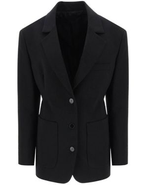 Lanvin Single-Breasted Tailored Blazer - Black