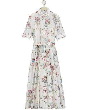 Dior Iviera Mid-Length Shirtdress - White