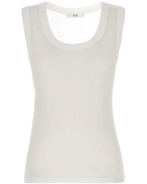 Co. Jersey Tank Top - White