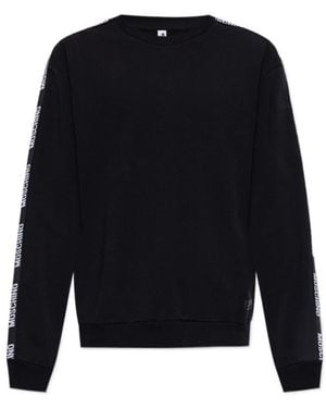 Moschino Logo Intarsia Sweatshirt - Blue
