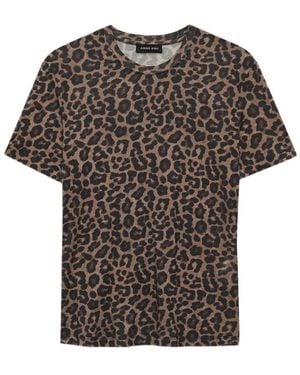 Anine Bing Printed T-Shirt - Grey