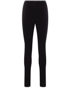 Yohji Yamamoto Slim-Fit Stretched Leggings - Black