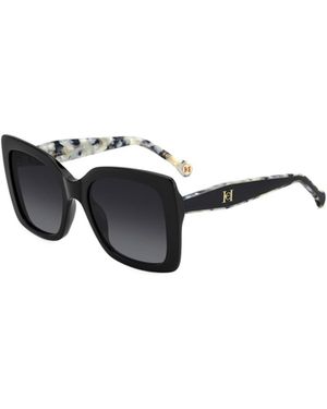 Carolina Herrera Butterfly Frame Full Rim Sunglasses - Metallic