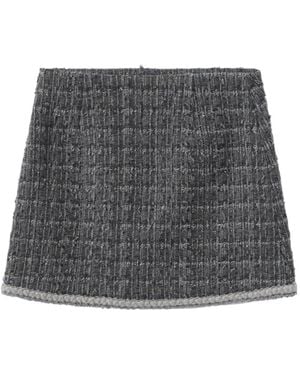Marissa Chiara Woolen Skirt - Gray