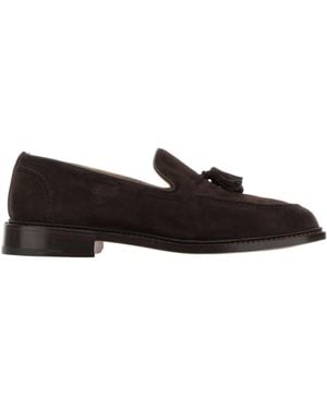 Tricker's Tassel Loafer Shoes - Brown