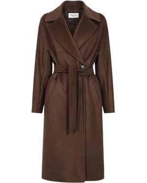 Weekend by Maxmara Belted Wrap Coat - Brown