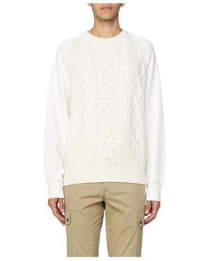 Neil Barrett Crewneck Knit Jumper - White