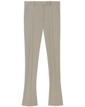 The Attico The Low-Waisted Long Pants - Gray