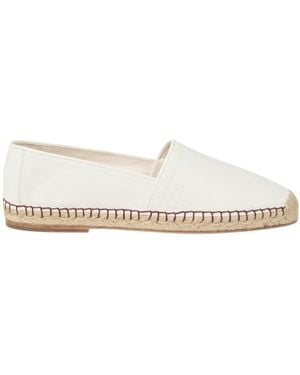 Brunello Cucinelli Leather Espadrilles - White