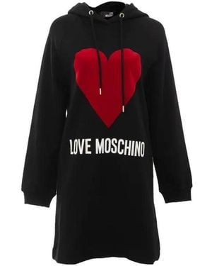 Moschino A Printed Dress - Black