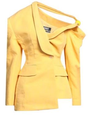 Jacquemus Single-Breasted Blazer - Yellow