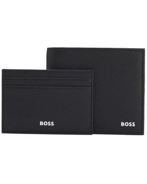BOSS Features Style Billfold Wallets - Black