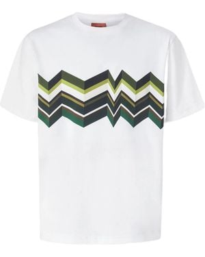 Missoni Chevron Print T-Shirt - White