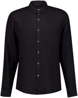 James Perse Long-Sleeved Linen Shirt - Blue
