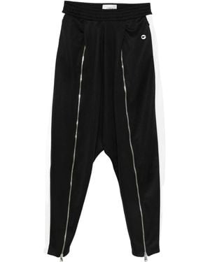 Coperni Sarouel Zip-Detail Track Pants - Black