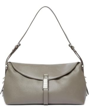 Pinko Saddle Baguette Classic Vitello Morbido - Gray