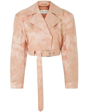 Dries Van Noten Long-Sleeved Casual Jacket - Pink