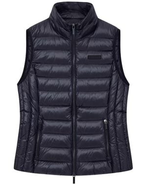 ARMANI EXCHANGE Sleeveless Down Vest - Blue