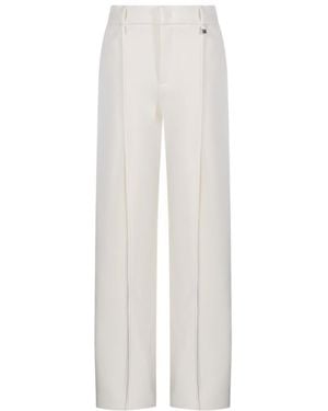 GIUSEPPE DI MORABITO Logo Casual Pants - White
