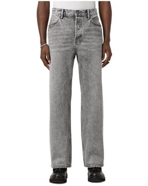 AllSaints Relaxed Fit Denim Jeans - Grey