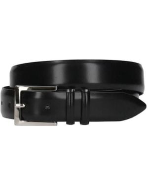 Orciani Classic Square Buckle Belt - Black