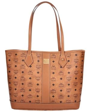 MCM Patterned Handbag - Brown