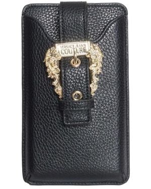 Versace Jeans Couture Couture Logo-Buckled Chain Wallet - Gray