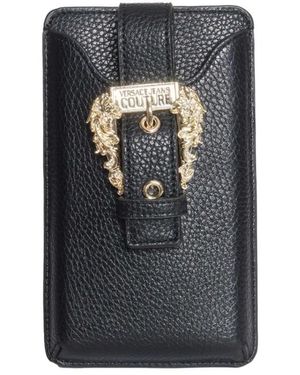 Versace Jeans Couture Couture Logo-Buckled Chain Wallet - Grey