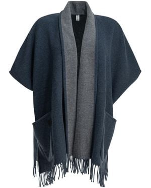 Ferragamo Shawl-Style Coat - Blue