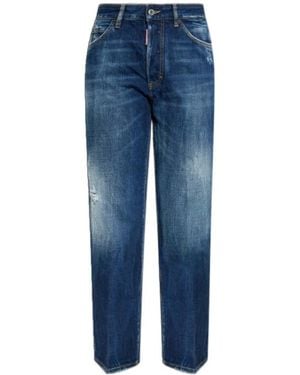 DSquared² Boston Distressed Jeans - Blue