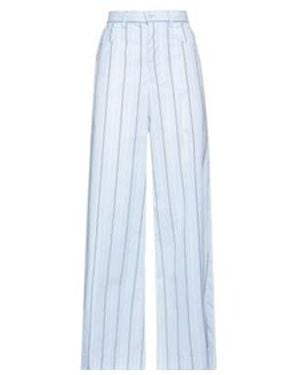 Marni Loose Striped Trousers - Blue