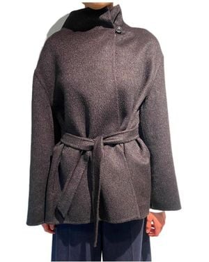 Max Mara Long-Sleeved Coat - Multicolor