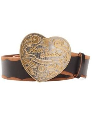 Acne Studios Heart Logo Buckle Belt - Multicolor