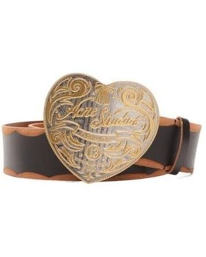 Acne Studios Heart Logo Buckle Belt - Multicolour