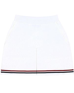 Thom Browne Stripe Trim Skirt - White
