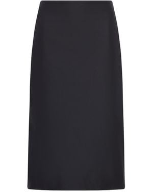 Jil Sander High-Waisted Skirt - Blue