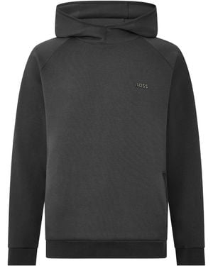 BOSS Sense Cotton Hoodie - Gray