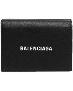 Balenciaga Logo Wallet - Black