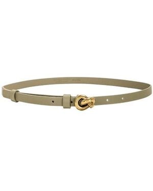 Bottega Veneta Small Knot Belt - White