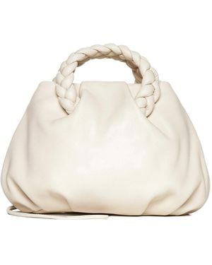 Hereu Bombon Braid Detailed Small Crossbody Bag - White
