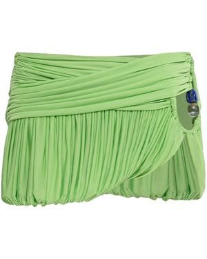Christopher Esber Draped Beaded Skirt - Green