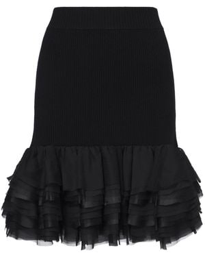 Nina Ricci Ruffled Mini Skirt - Black