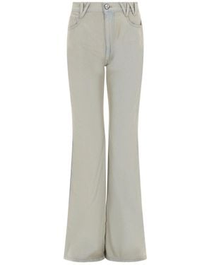 Vivienne Westwood Faded-Wash Straight Leg Jeans - Grey