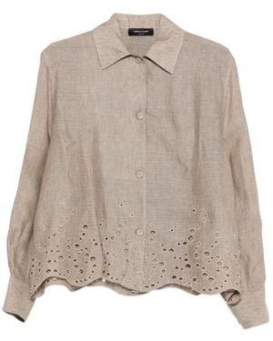 Fabiana Filippi Long-Sleeve Shirt - Brown