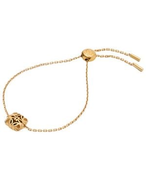 Loewe Anagram Bombé Bracelet - Metallic