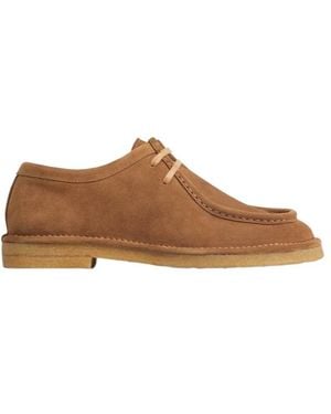 Bottega Veneta Lace-Up Moccasins - Brown