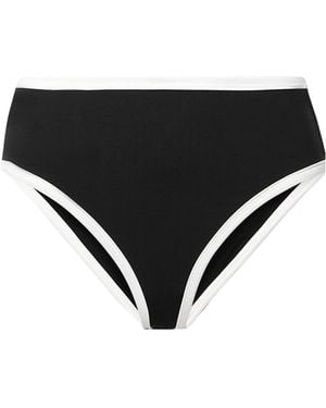 Marysia Swim Two-Tone Bikini Briefs - Black